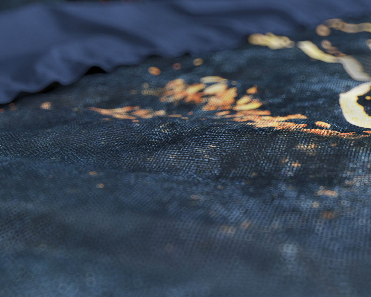 Bettbezug Souk blau 140 x 220 cm - Palo24