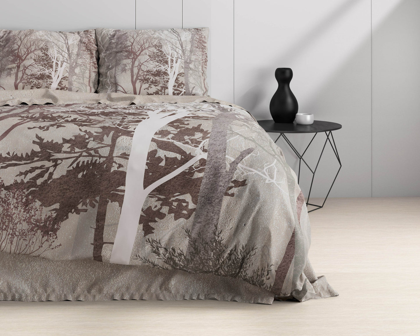 Bettbezug Indre Taupe 140 x 220 cm - Palo24