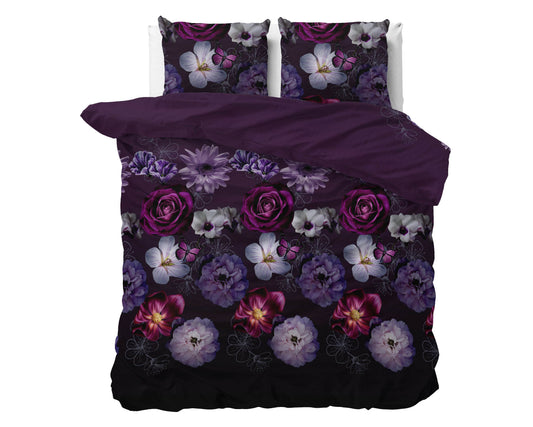 Bettbezug Magic Flower Lila 200 x 220 cm - Palo24