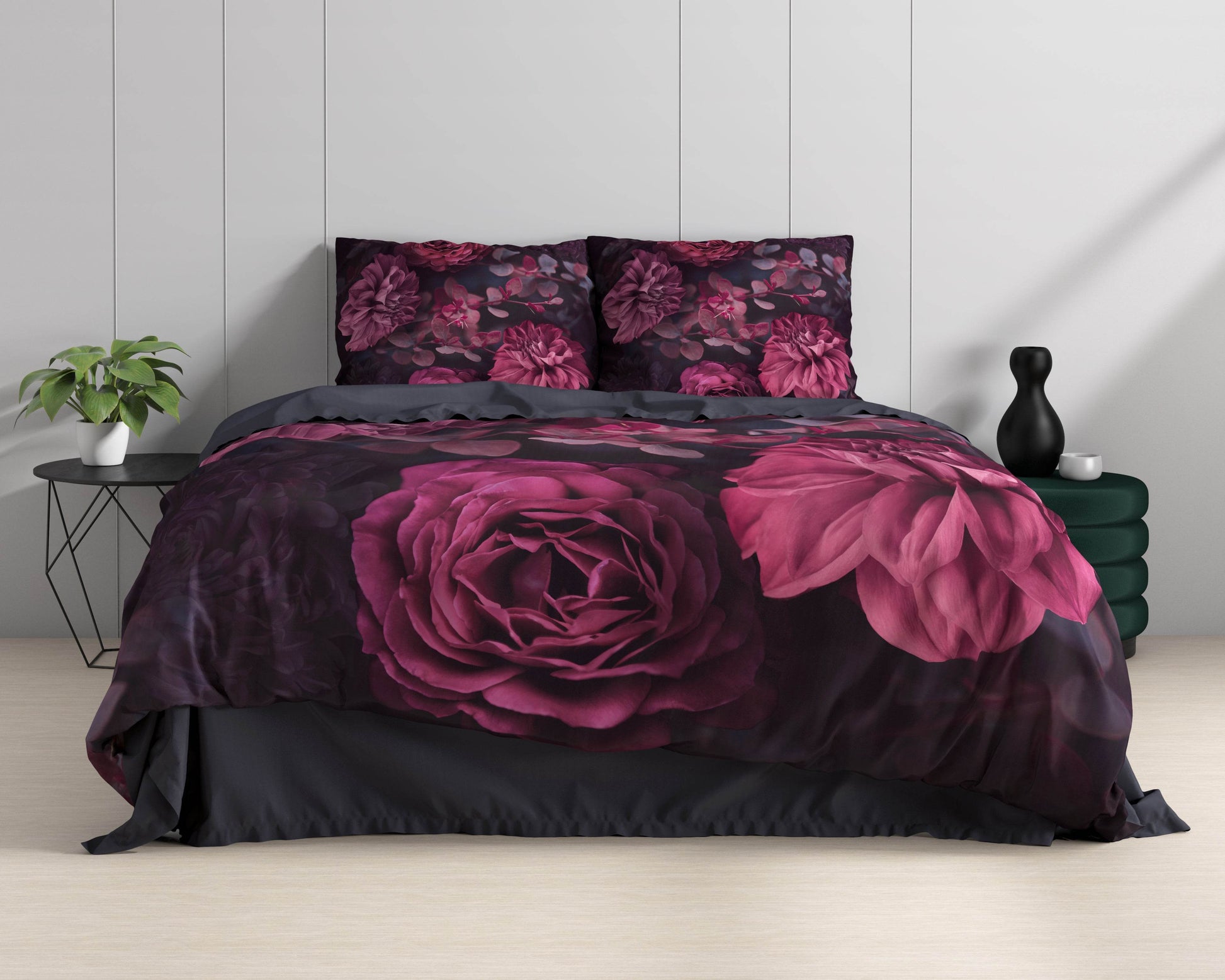 Bettbezug Canberra Rot 140 x 220 cm - Palo24