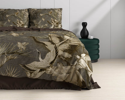 Bettbezug Aurelien Taupe 140 x 220 cm - Palo24