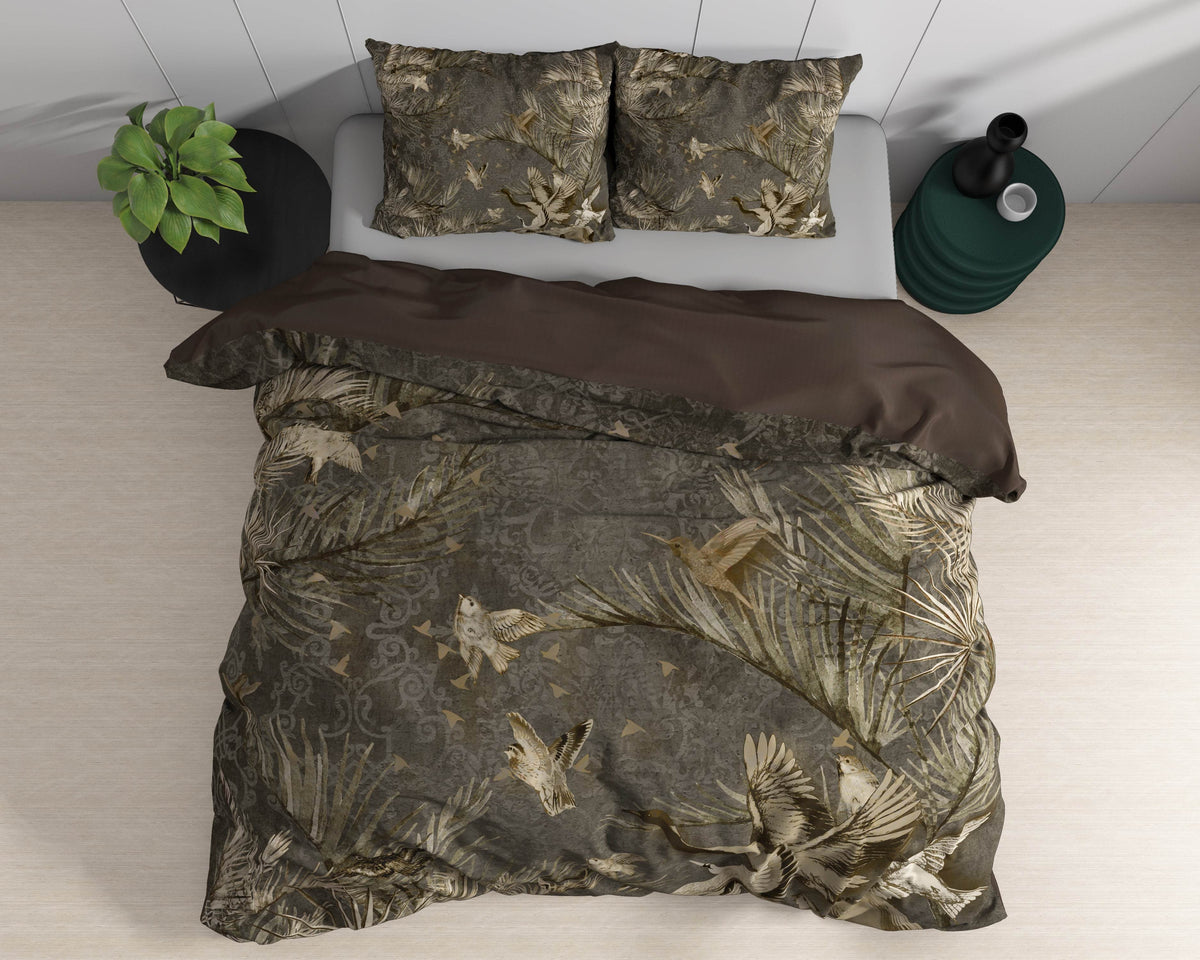 Bettbezug Aurelien Taupe 140 x 220 cm - Palo24