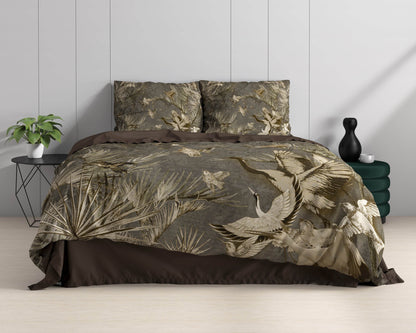 Bettbezug Aurelien Taupe 140 x 220 cm - Palo24