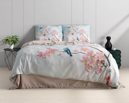 Bettbezug Layla blau 240 x 220 cm - Palo24