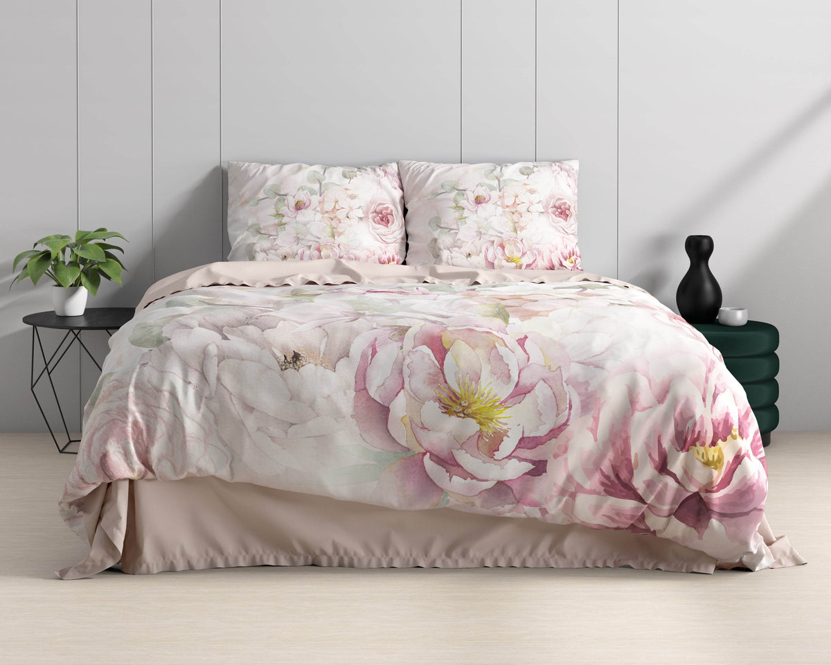 Bettbezug Minzy rosa 140 x 220 cm - Palo24