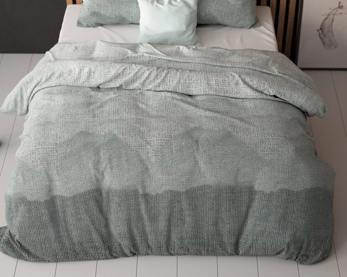 Lulian Sea Blue Bettbezug
