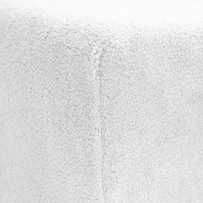 Teddy Spannbettlaken Weiss 90 x 200 cm - Palo24