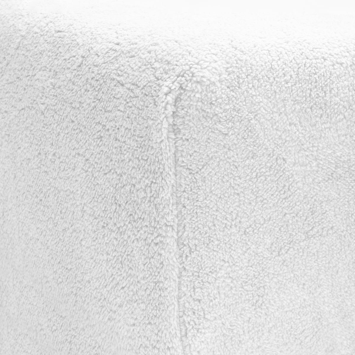 Teddy Spannbettlaken Weiss 140 x 200 cm - Palo24
