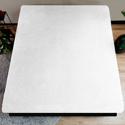 Teddy Spannbettlaken Weiss 160 x 200 cm - Palo24