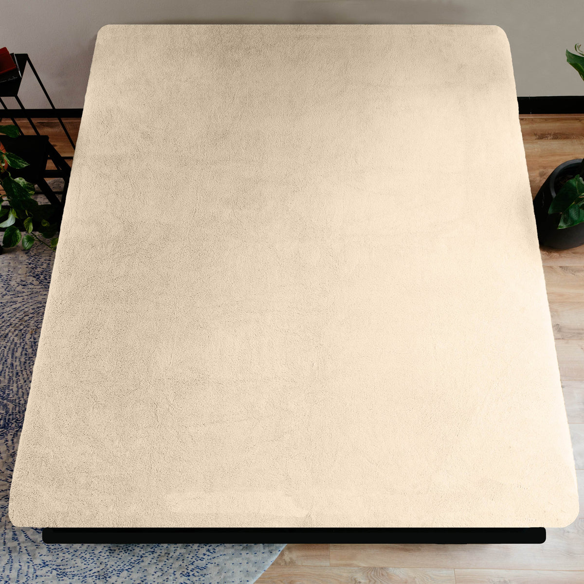 Teddy Spannbettlaken Taupe 140 x 200 cm - Palo24