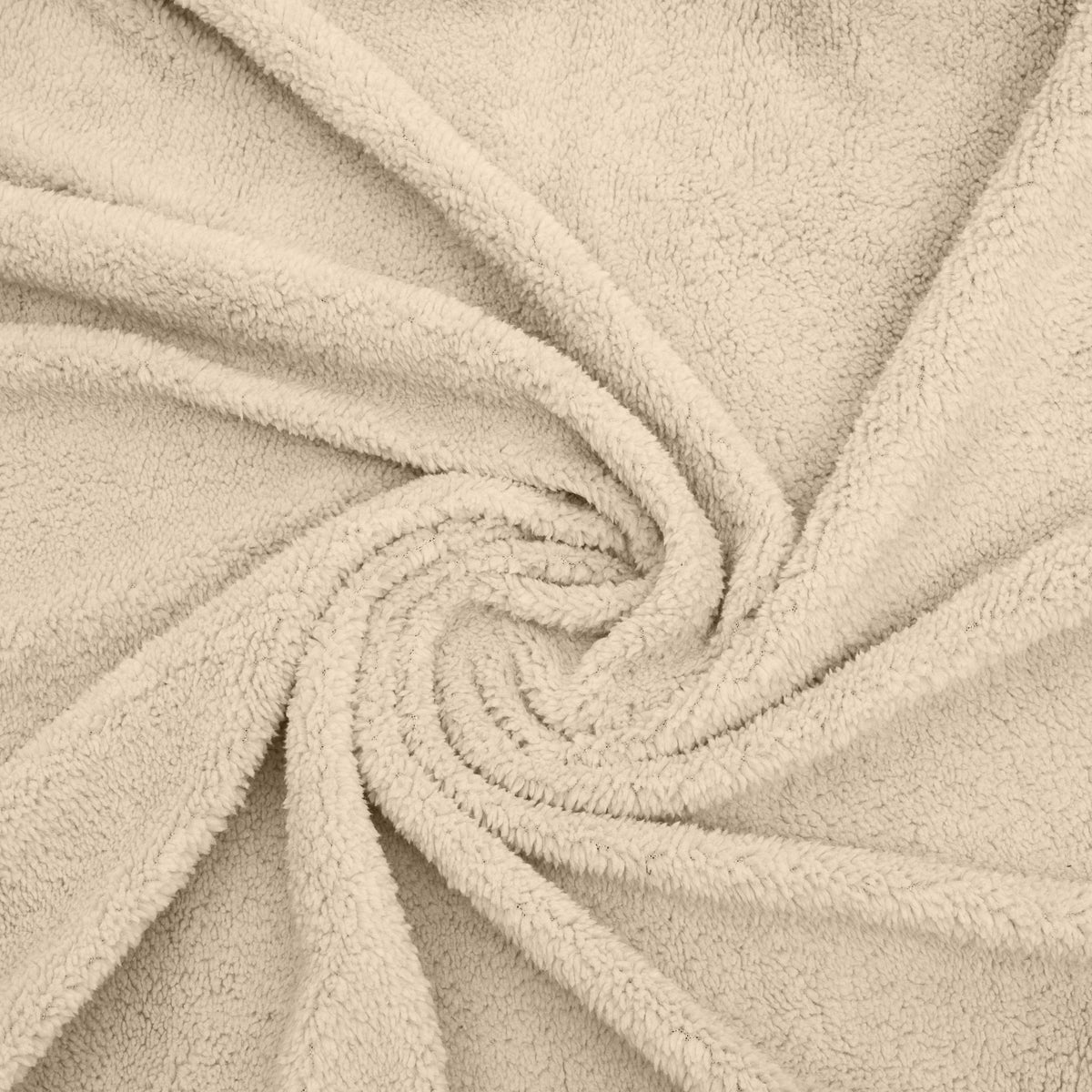 Teddy Spannbettlaken Taupe 140 x 200 cm - Palo24