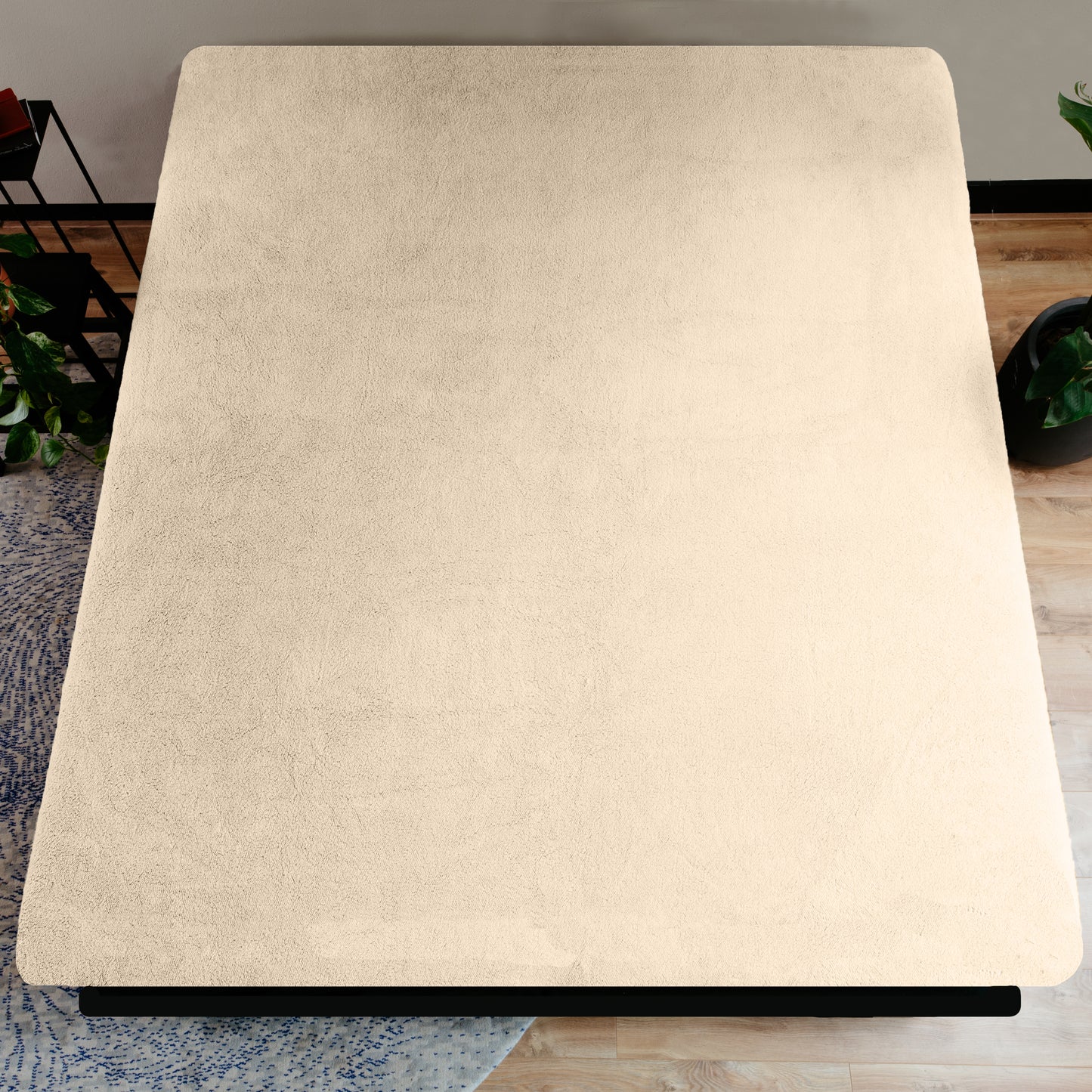 Teddy Spannbettlaken Taupe 160 x 200 cm - Palo24