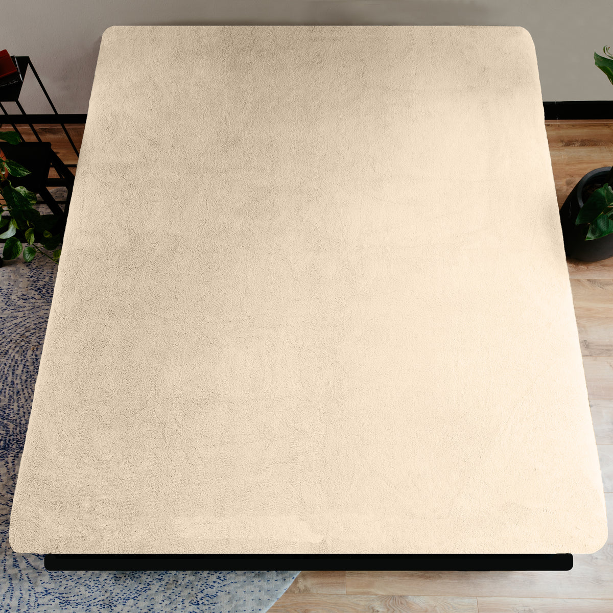 Teddy Spannbettlaken Taupe 160 x 200 cm - Palo24