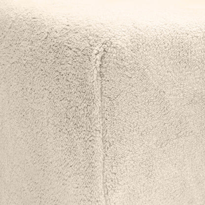 Teddy Spannbettlaken Creme 180 x 200 cm - Palo24