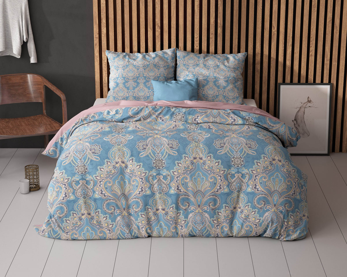 Bettbezug Giselle blau 200 x 200/220 cm - Palo24