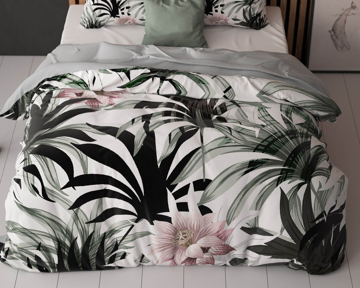 Bettbezug Suzette Weiss 140 x 200/220 cm - Palo24