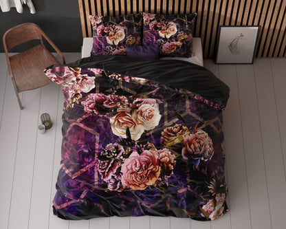 Bettbezug Marise Lila 140 x 200/220 cm - Palo24