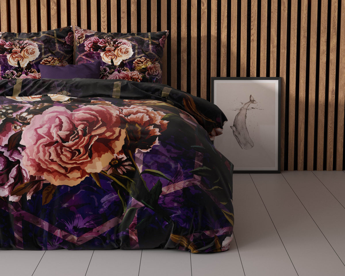 Bettbezug Marise Lila 200 x 200/220 cm - Palo24