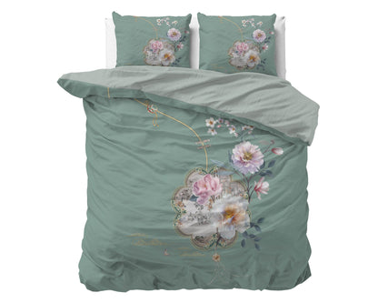 Bettbezug Lyra Grün 200 x 200/220 cm - Palo24