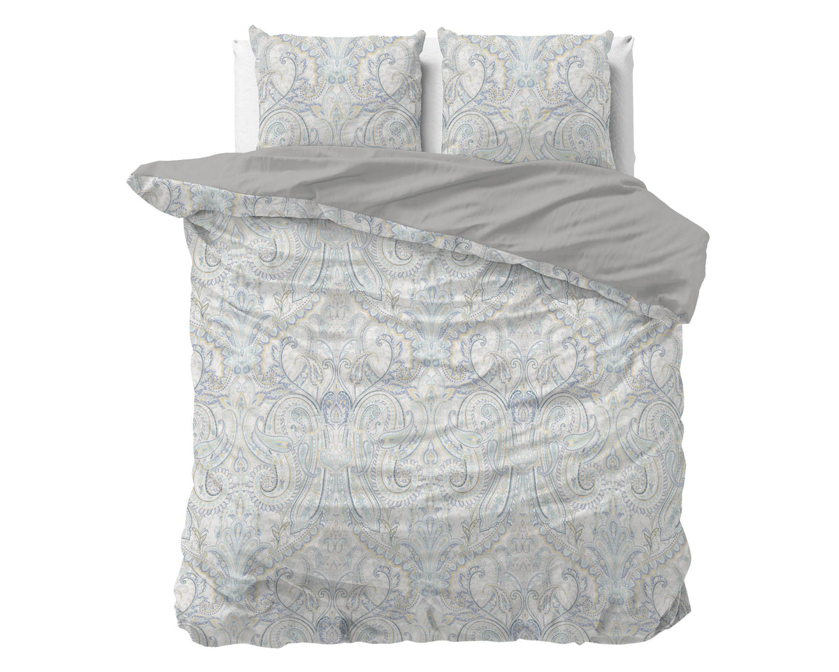 Bettbezug Cherine Grau 240 x 200/220 cm - Palo24