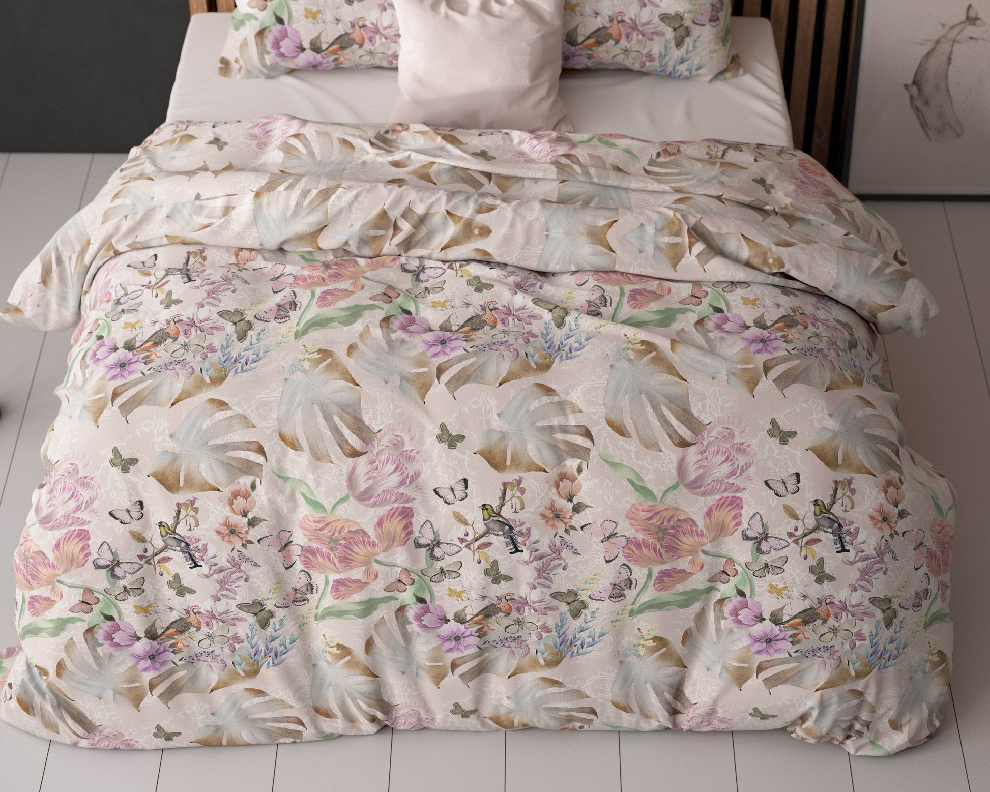 Bettbezug Sierra rosa 140 x 200/220 cm - Palo24