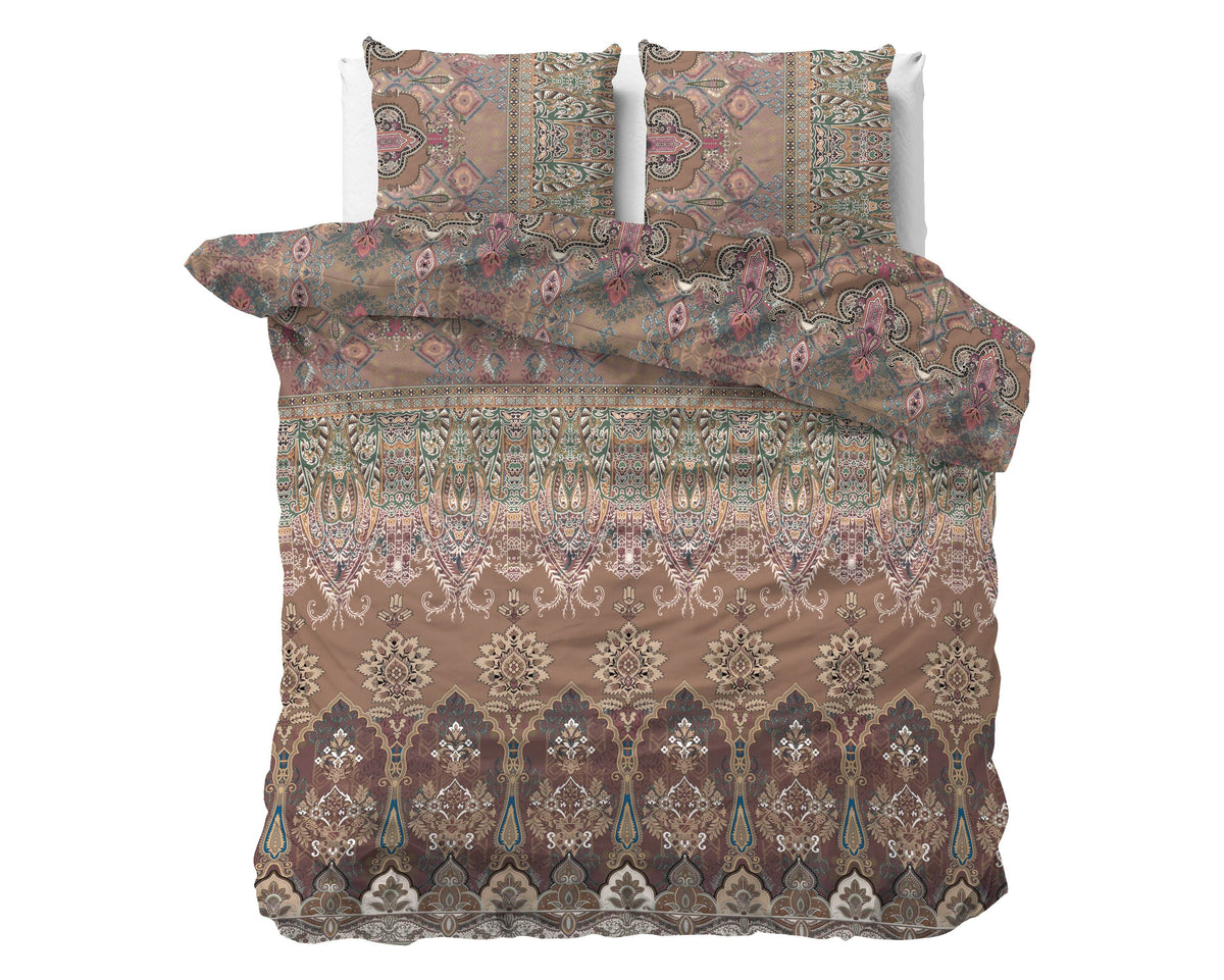 Bettbezug Berna Braun 200 x 200/220 cm - Palo24