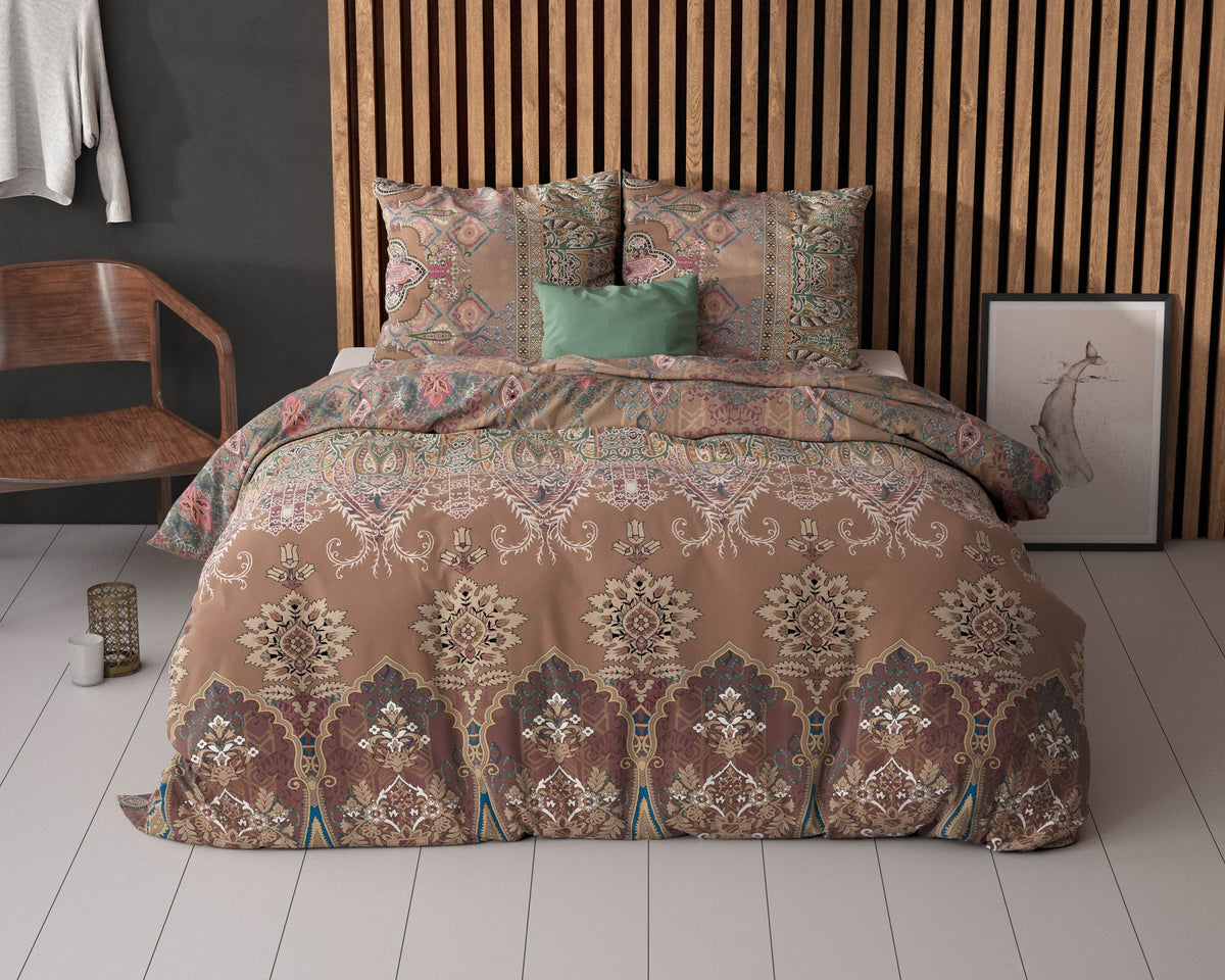 Bettbezug Berna Braun 240 x 200/220 cm - Palo24