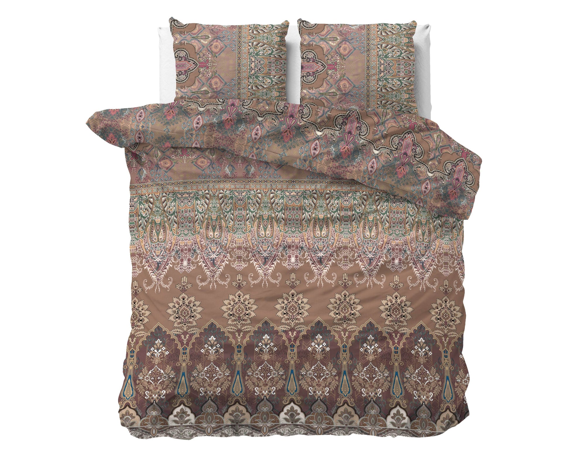 Bettbezug Berna Braun 240 x 200/220 cm - Palo24