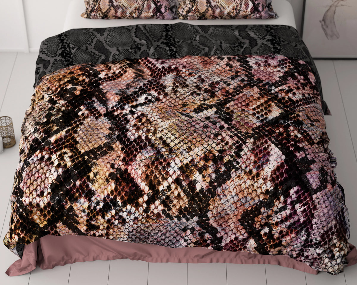 Bettbezug Martina 240x200/220 cm Schwarz