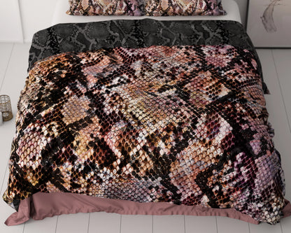 Bettbezug Martina 240x200/220 cm Schwarz