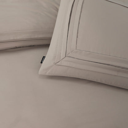 Bettbezug Tailored Taupe 200 x 200/220 cm - Palo24