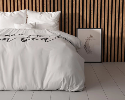 Namastay Bettbezug 140x220 cm Weiss