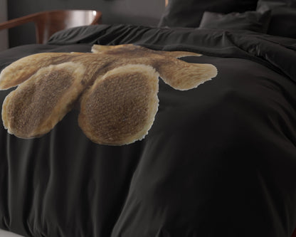 Brave Teddy Bettbezug 140x200/220 cm Schwarz