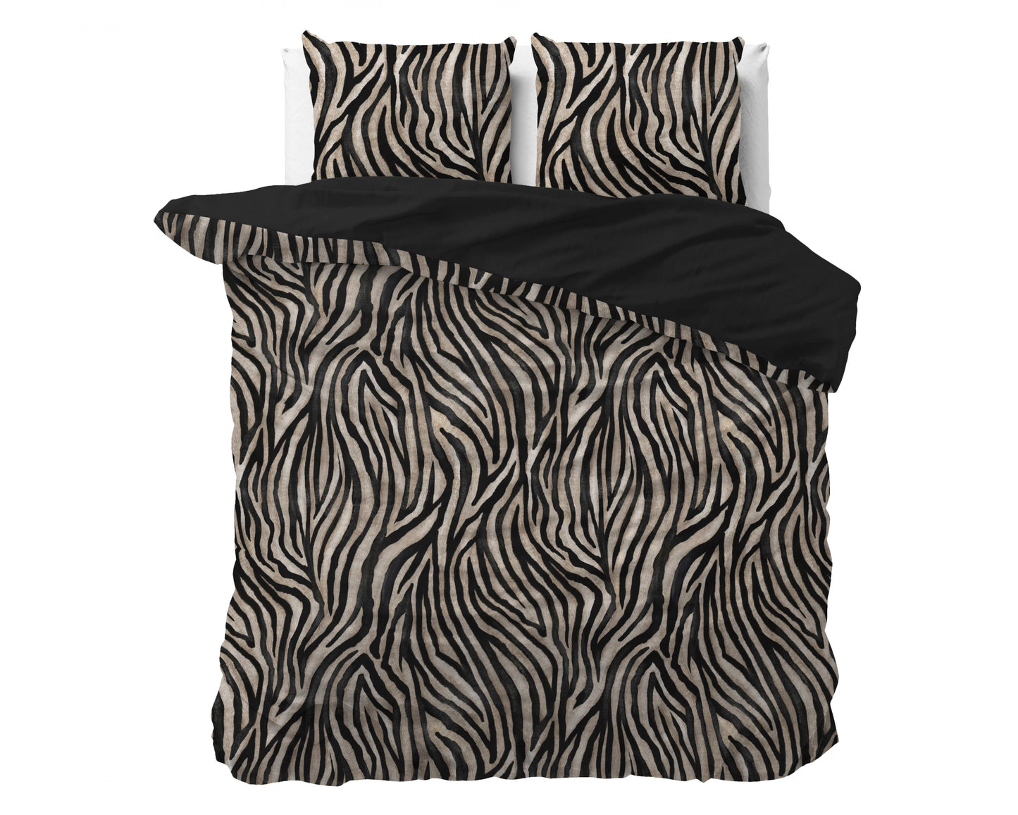 Zebra icon Bettbezug Schwarz