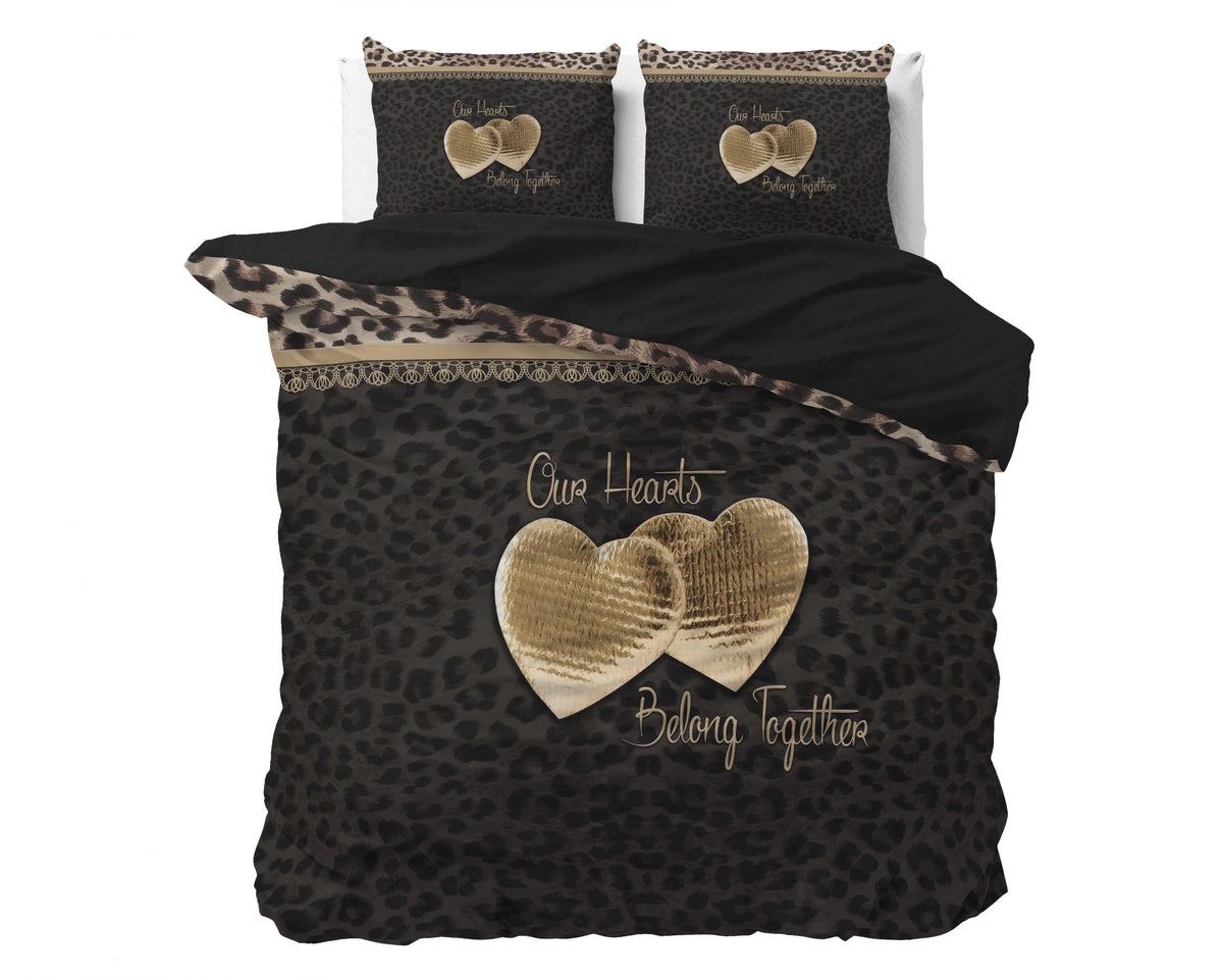 Two Love Bettbezug Schwarz