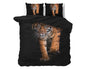 Tiger icon Bettbezug Schwarz