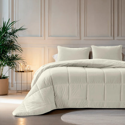 Lazy Velvet Bettdecke Creme