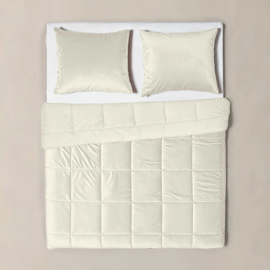 Lazy Velvet Bettdecke Creme