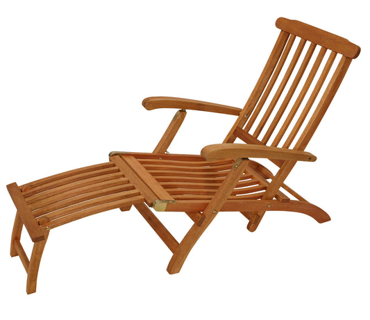 Deckchair MAINE klappbar, Eukalyptus geölt, FSC®-zertifiziert