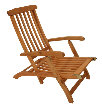 Deckchair MAINE klappbar, Eukalyptus geölt, FSC®-zertifiziert
