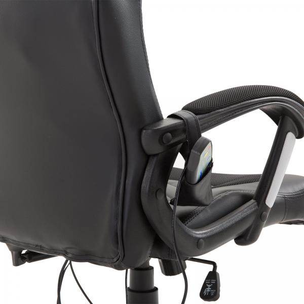 Bürostuhl Ergonomisch Massagesessel Gaming Stuhl Schwarz - Palo24