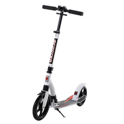 Kinderscooter Kickscooter Tretroller Höheverstellbar Alu Weiss - Palo24