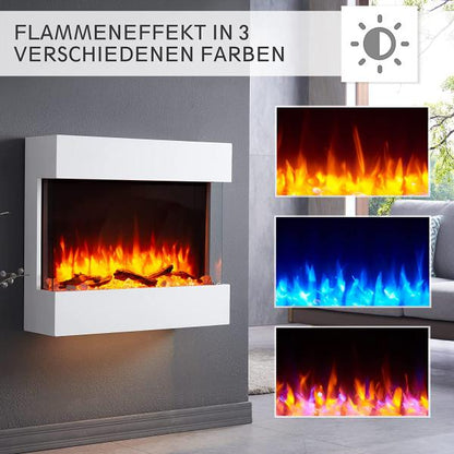 RICHEN Elektrokamin - Elektrischer Wandkamin Alva - Palo24