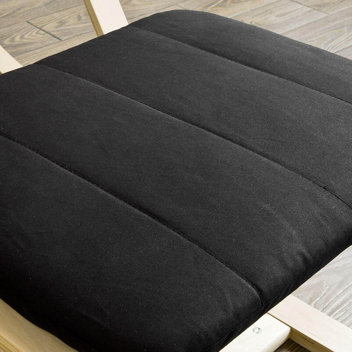 Fußhocker | Fußablage | Hocker Schwarz | FST38-SCH - Palo24