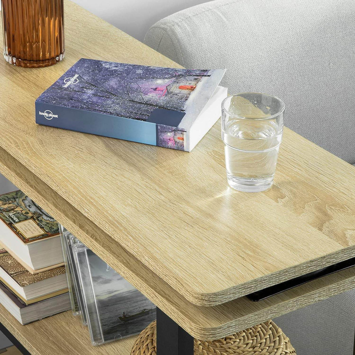 L-förmiger Beistelltisch | Couchtisch | Eckschreibtisch Industrie-Design | FWT83-N - Palo24