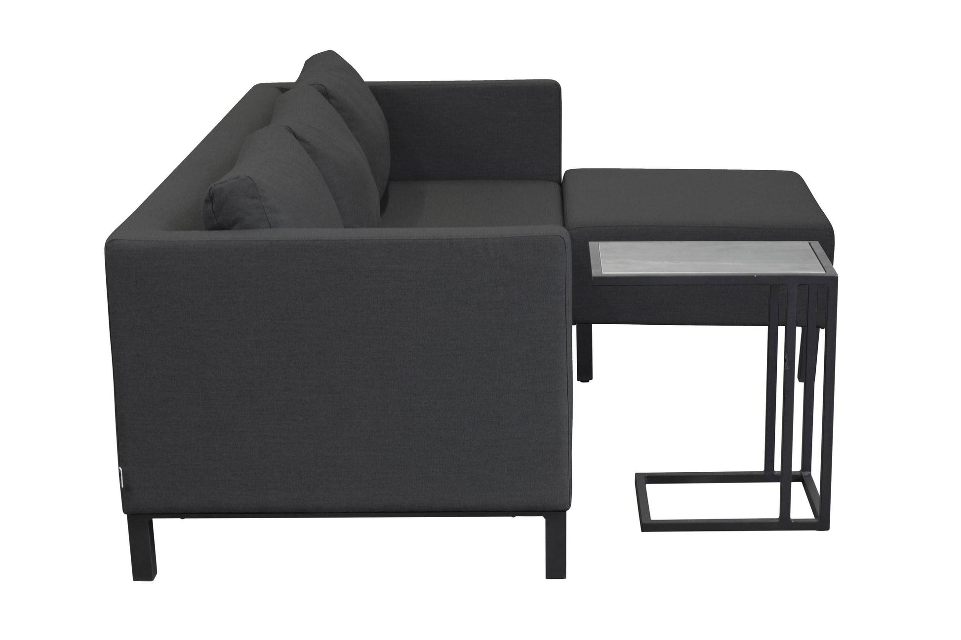 3tlg. Gartenlounge Set Anthrazit/Sooty - Palo24