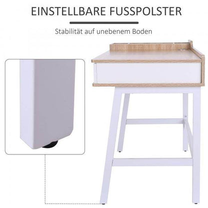Schreibtisch Bürotisch vielseitig verwendbar mit Breite Tischplatte - Palo24