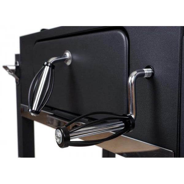 Grillwagen Holzkohlegrill Standgrill Barbecue BBQ Gartengrill mit Deckel Ablagen, Stahl, 110x100x51cm schwarz - Palo24