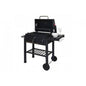 Grillwagen Holzkohlegrill Standgrill Barbecue BBQ Gartengrill mit Deckel Ablagen, Stahl, 110x100x51cm schwarz - Palo24