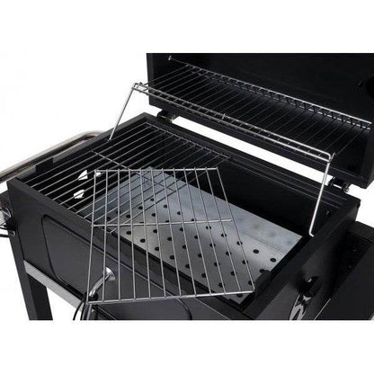 Grillwagen Holzkohlegrill Standgrill Barbecue BBQ Gartengrill mit Deckel Ablagen, Stahl, 110x100x51cm schwarz - Palo24